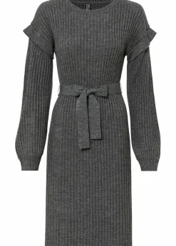 Hot Strickkleid mit Bindeband Damen Strickmode|Kleider