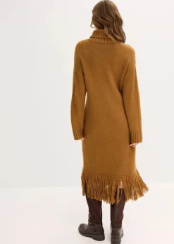 Clearance Strickkleid mit Fransensaum Damen Bekleidung·Umstandsmode|Bekleidung·Pullover & Strickjacken