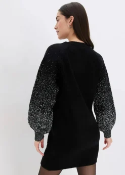 Damen bonprix Bekleidung·Umstandsmode|Bekleidung·Pullover & Strickjacken|Strickkleid mit Glitzer-Effekt