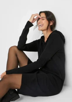 Damen bonprix Bekleidung·Umstandsmode|Bekleidung·Pullover & Strickjacken|Strickkleid mit Kapuze