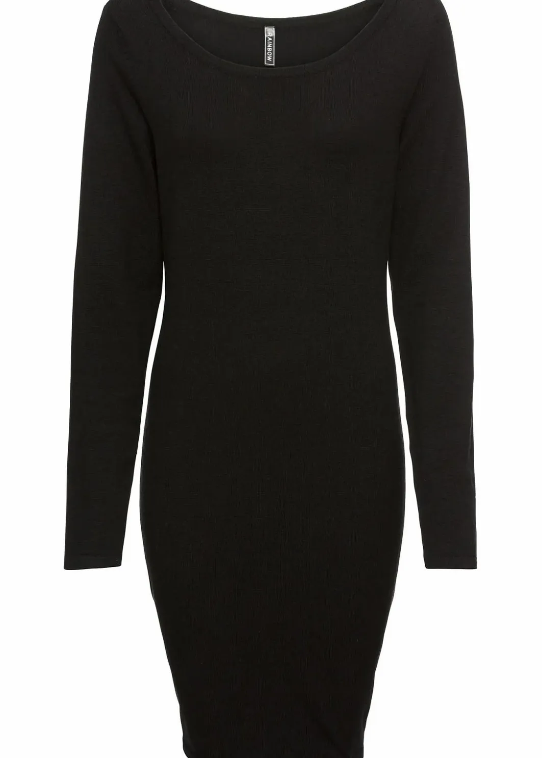 Damen bonprix Basics|Bekleidung·Pullover & Strickjacken|Strickkleid mit legerem Schnitt