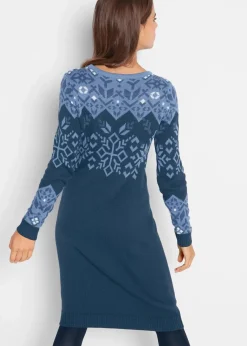 Best Strickkleid mit Norwegermuster Damen Bekleidung·Umstandsmode|Kleider
