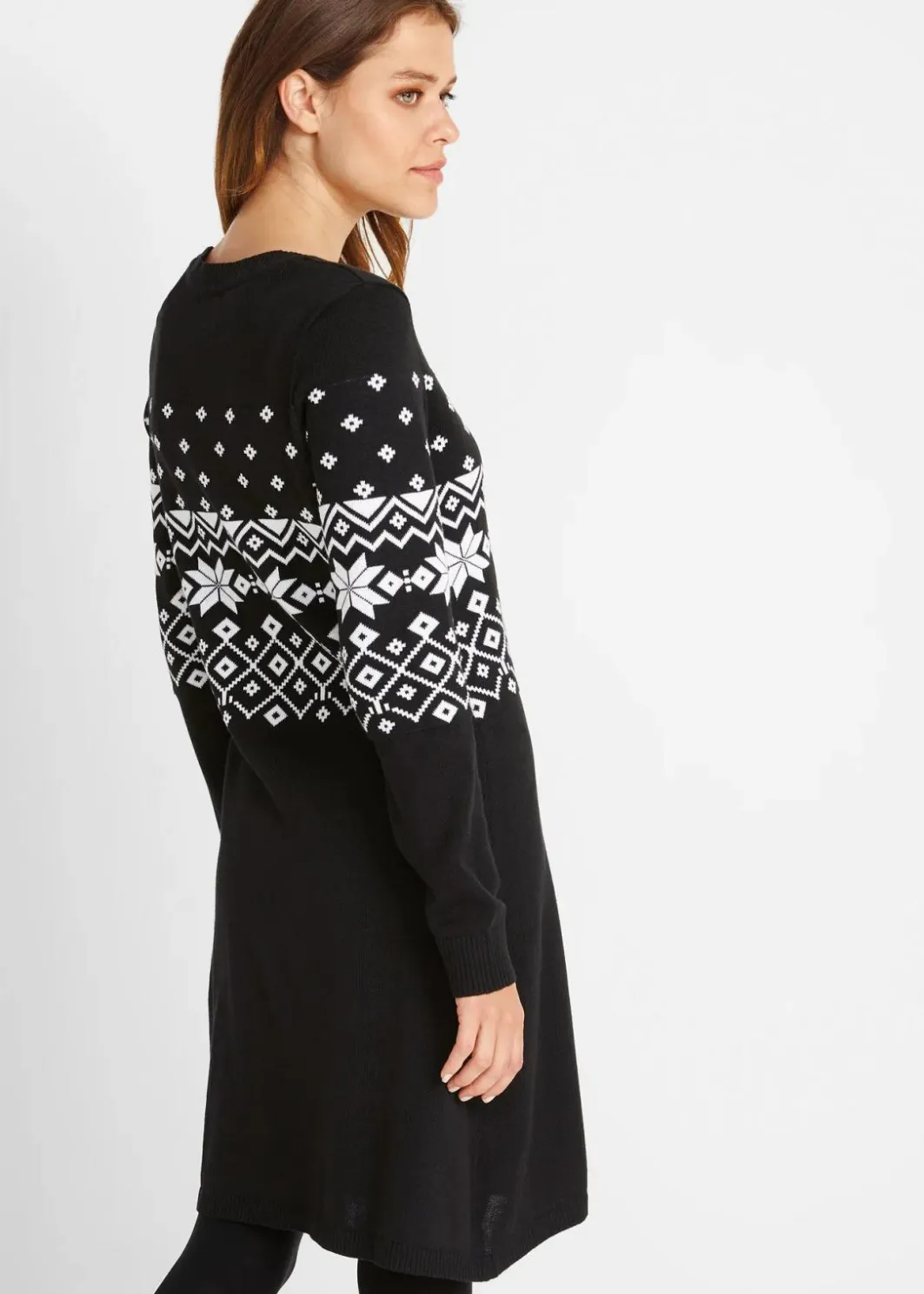 Online Strickkleid mit Norwegermuster Damen Bekleidung·Umstandsmode|Bekleidung·Pullover & Strickjacken
