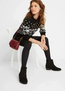Online Strickkleid mit Norwegermuster Damen Bekleidung·Umstandsmode|Bekleidung·Pullover & Strickjacken