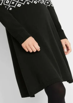 Online Strickkleid mit Norwegermuster Damen Bekleidung·Umstandsmode|Bekleidung·Pullover & Strickjacken