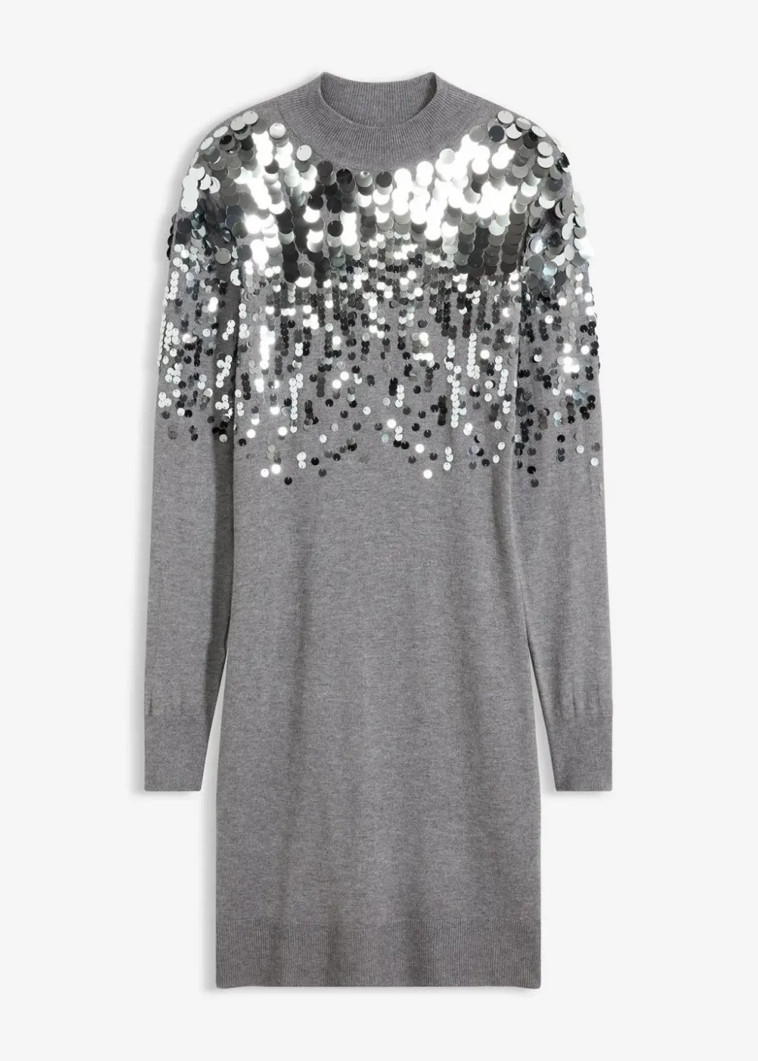 Damen bonprix Bekleidung·Umstandsmode|Bekleidung·Pullover & Strickjacken|Strickkleid mit Pailletten