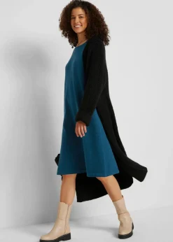 Damen bonprix Bekleidung·Umstandsmode|Kleider|Strickkleid mit recycelter Baumwolle