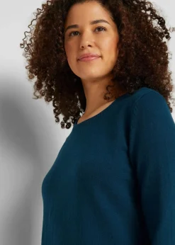 Damen bonprix Bekleidung·Umstandsmode|Kleider|Strickkleid mit recycelter Baumwolle