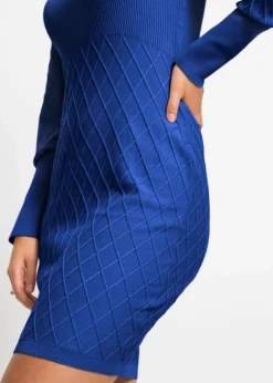 Strickkleid mit Rollkragen Damen Kleider|Strickmode