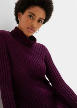 Damen bonprix Bekleidung·Umstandsmode|Strickmode|Strickkleid mit Rollkragen