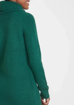 Best Strickkleid mit Schalkragen Damen Kleider|Strickmode