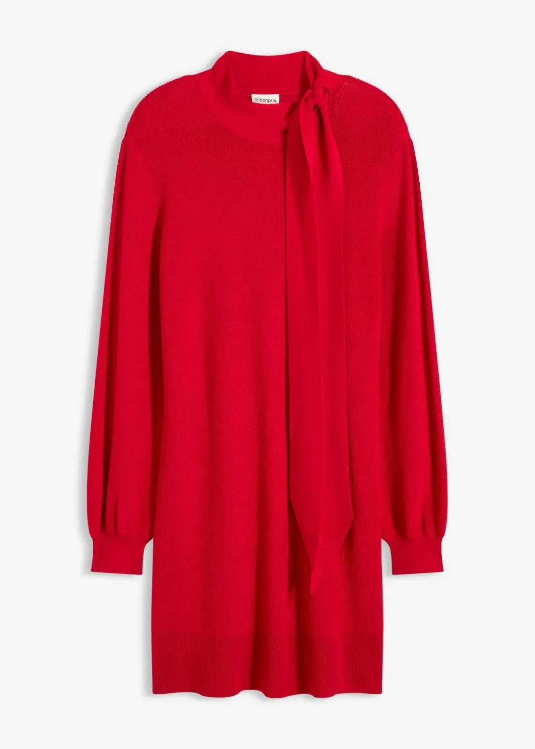 Outlet Strickkleid mit Schleife aus softem Viskose-Mix Damen Bekleidung·Umstandsmode|Strickmode