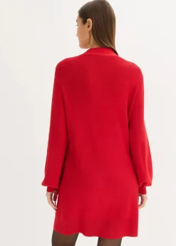 Outlet Strickkleid mit Schleife aus softem Viskose-Mix Damen Bekleidung·Umstandsmode|Strickmode