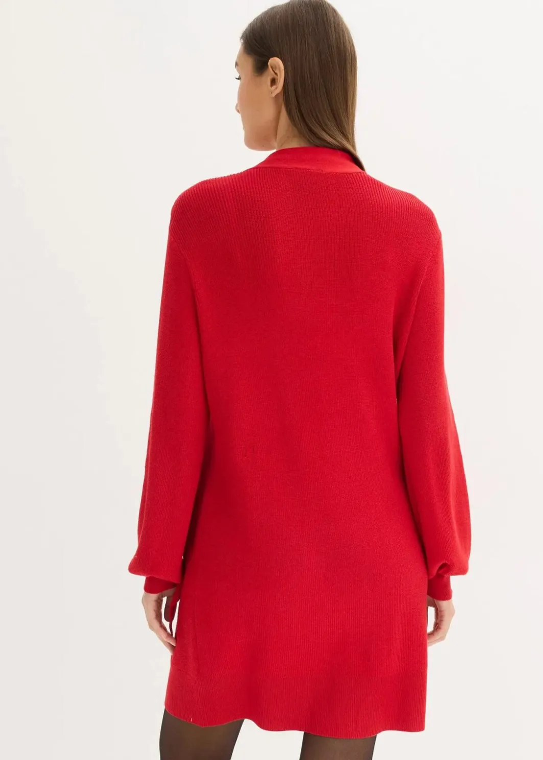 Outlet Strickkleid mit Schleife aus softem Viskose-Mix Damen Bekleidung·Umstandsmode|Strickmode