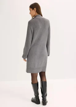 New Strickkleid mit Schleife aus softem Viskose-Mix Damen Bekleidung·Umstandsmode|Strickmode