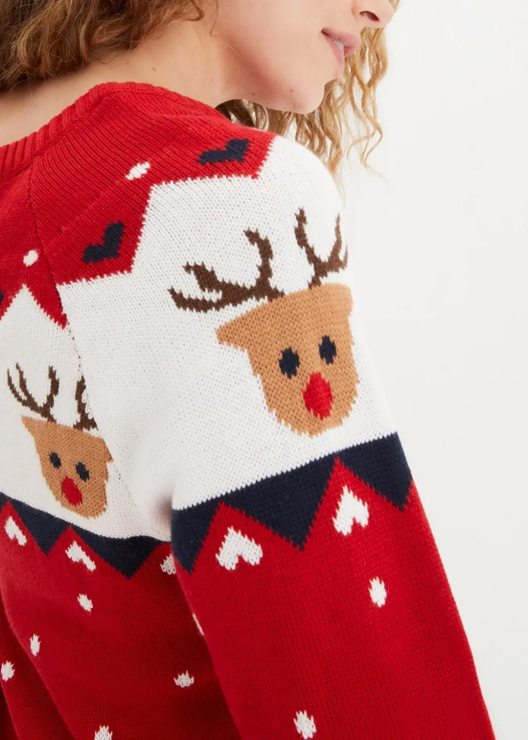 Damen bonprix Bekleidung·Umstandsmode|Strickmode|Strickkleid mit Weihnachtsmotiv