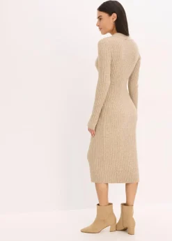 Damen bonprix Bekleidung·Pullover & Strickjacken|Bekleidung·Umstandsmode|Strickkleid mit Wollanteil