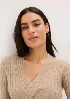 Damen bonprix Bekleidung·Pullover & Strickjacken|Bekleidung·Umstandsmode|Strickkleid mit Wollanteil