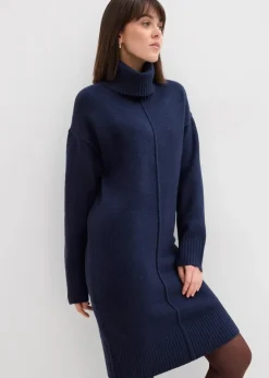 Online Strickkleid mit Ziernaht Damen Bekleidung·Umstandsmode|Kleider