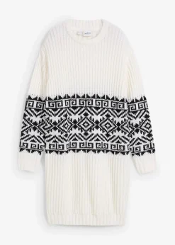 Strickkleid Norweger Damen Bekleidung·Umstandsmode|Strickmode