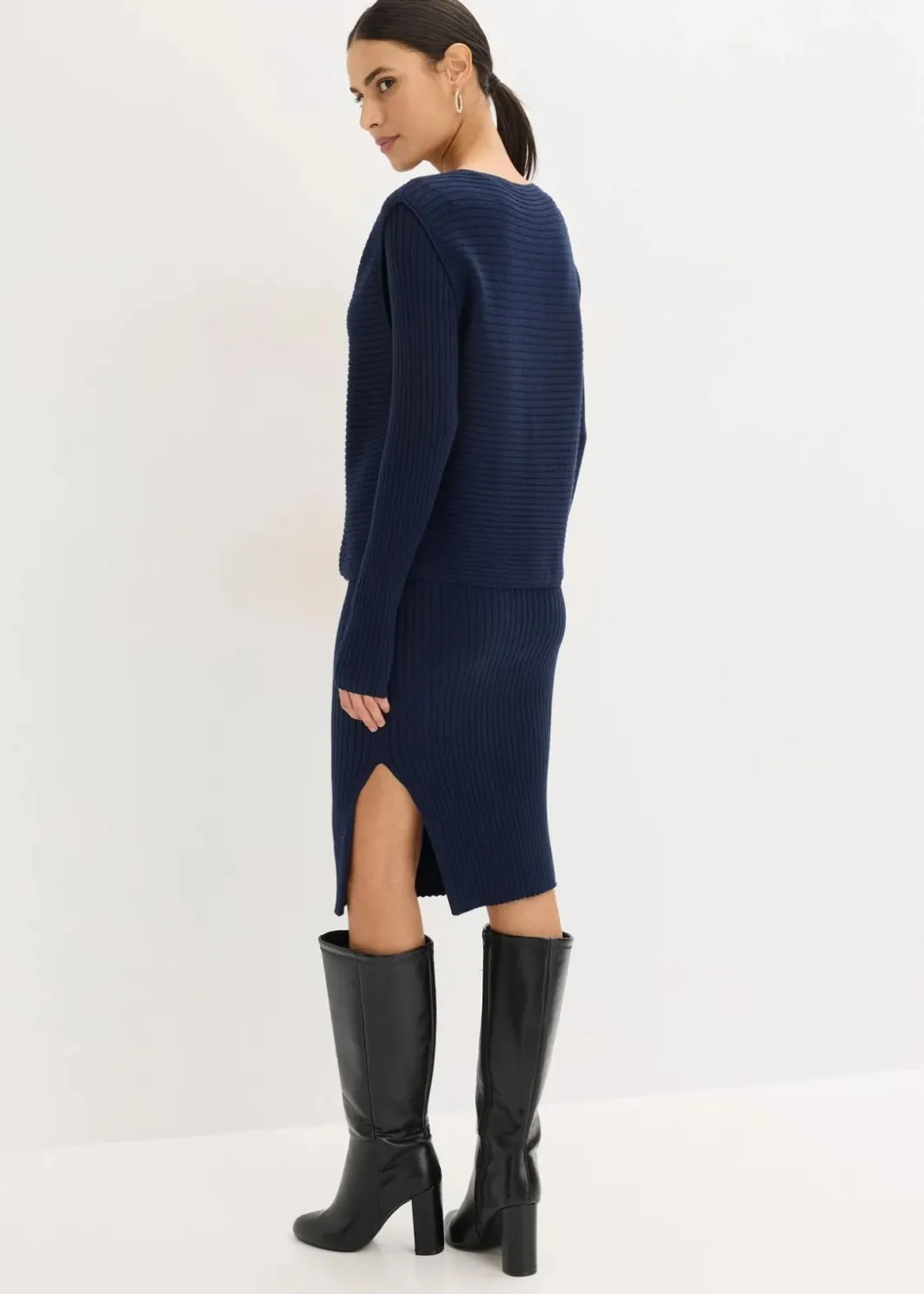 Hot Strickkleid und Weste (2-tlg.Set) Damen Bekleidung·Homewear|Bekleidung·Pullover & Strickjacken