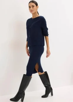 Hot Strickkleid und Weste (2-tlg.Set) Damen Bekleidung·Homewear|Bekleidung·Pullover & Strickjacken