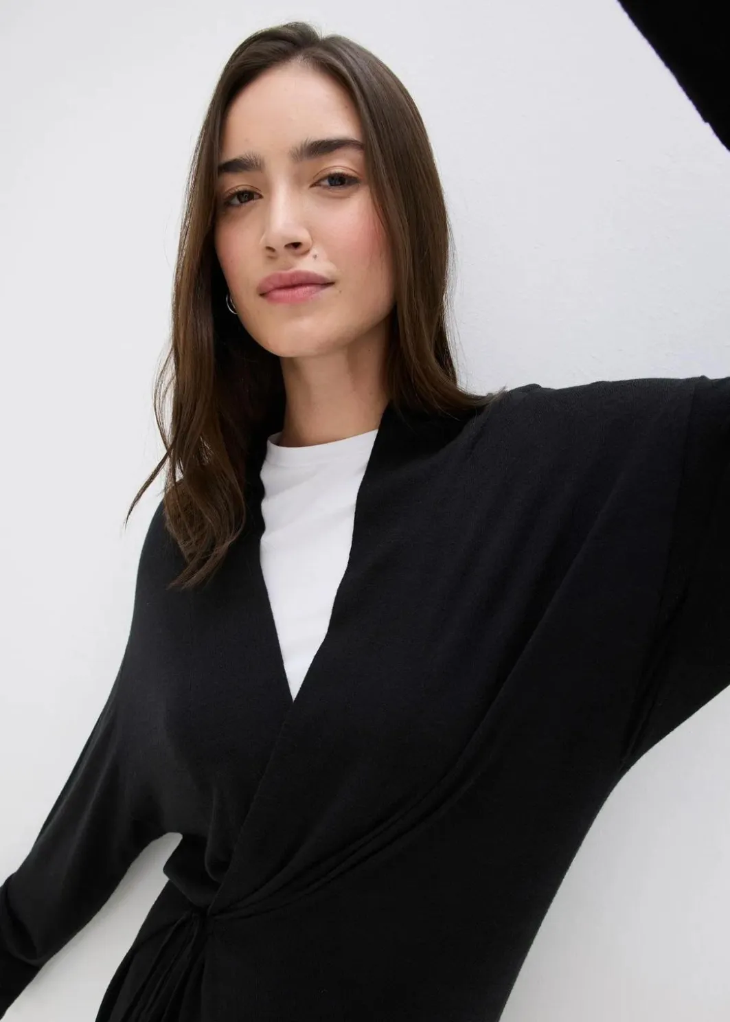 Discount Strickmantel aus softem Viskose-Mix Damen Bekleidung·Umstandsmode|Bekleidung·Jeans