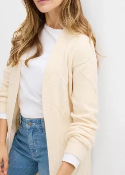 New Strickmantel aus Zopfstrick Damen Strickmode|Pullover & Strickjacken