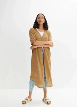 Outlet Strickmantel in Leinen-Optik Damen Bekleidung·Umstandsmode|Bekleidung·Jeans