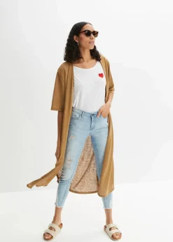 Outlet Strickmantel in Leinen-Optik Damen Bekleidung·Umstandsmode|Bekleidung·Jeans