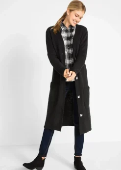 Outlet Strickmantel mit aufgesetzten Taschen Damen Bekleidung·Umstandsmode|Bekleidung·Jeans
