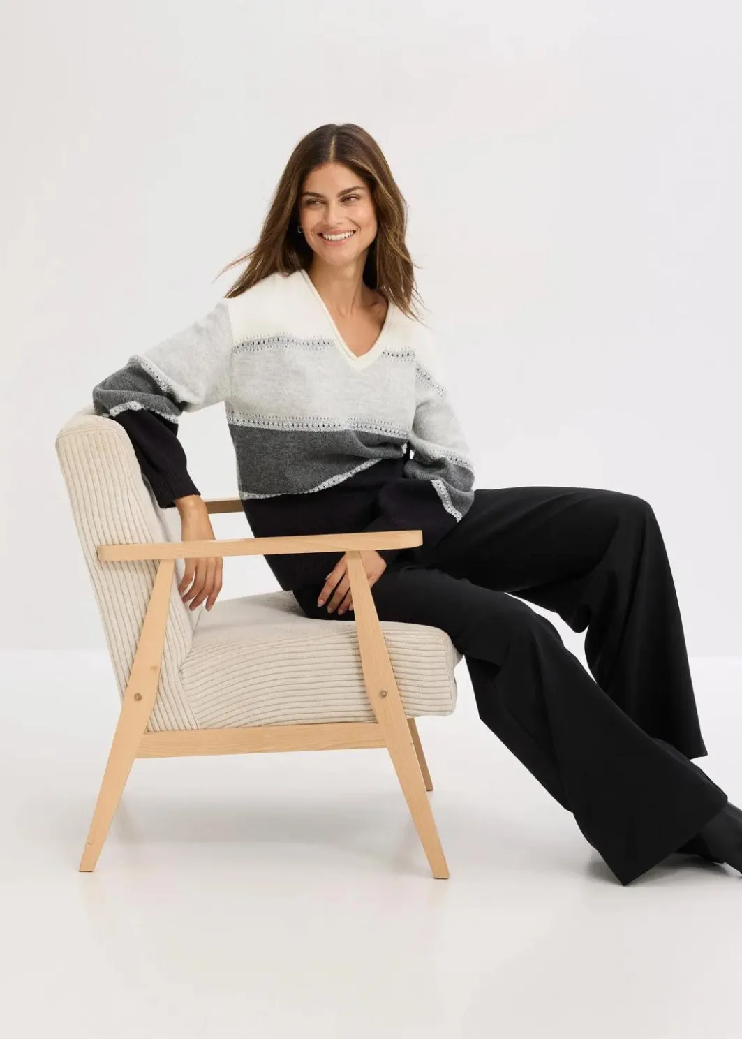 Hot Strickpullover Damen Bekleidung·Umstandsmode|Strickmode