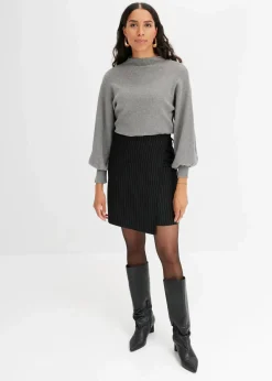 Damen bonprix Bekleidung·Jeans|Pullover & Strickjacken|Strickpullover mit Ballonärmeln