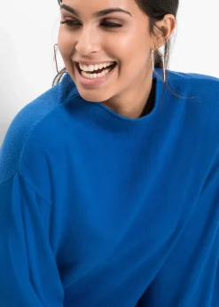 Strickpullover mit Ballonärmeln Damen Strickmode|Pullover & Strickjacken