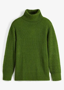 Strickpullover mit Rollkragen Damen Bekleidung·Umstandsmode|Strickmode