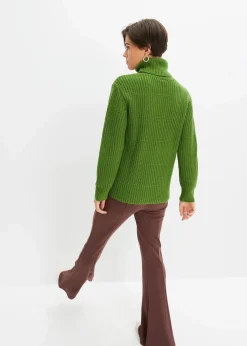 Strickpullover mit Rollkragen Damen Bekleidung·Umstandsmode|Strickmode