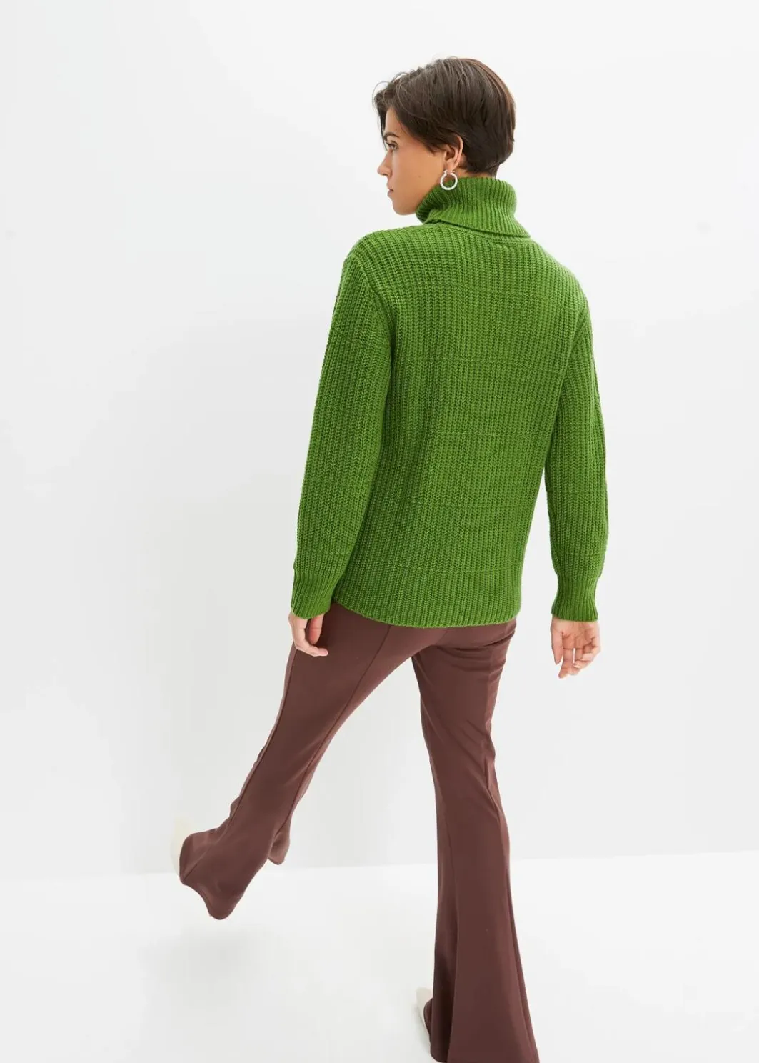 Strickpullover mit Rollkragen Damen Bekleidung·Umstandsmode|Strickmode