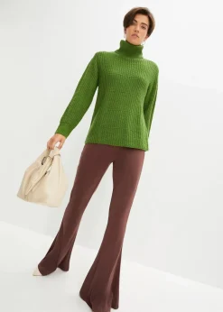 Strickpullover mit Rollkragen Damen Bekleidung·Umstandsmode|Strickmode