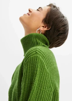 Strickpullover mit Rollkragen Damen Bekleidung·Umstandsmode|Strickmode