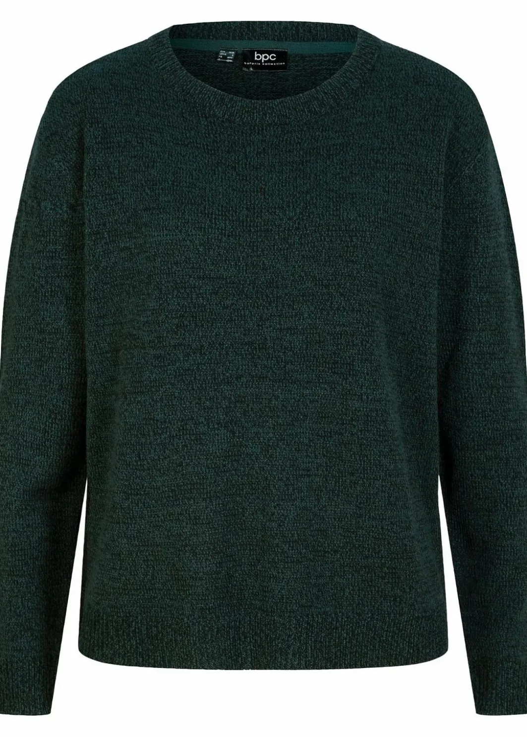 Damen bonprix Bekleidung·Umstandsmode|Bekleidung·Jeans|Strick-Pullover mit Rundhals-Ausschnitt in Melange