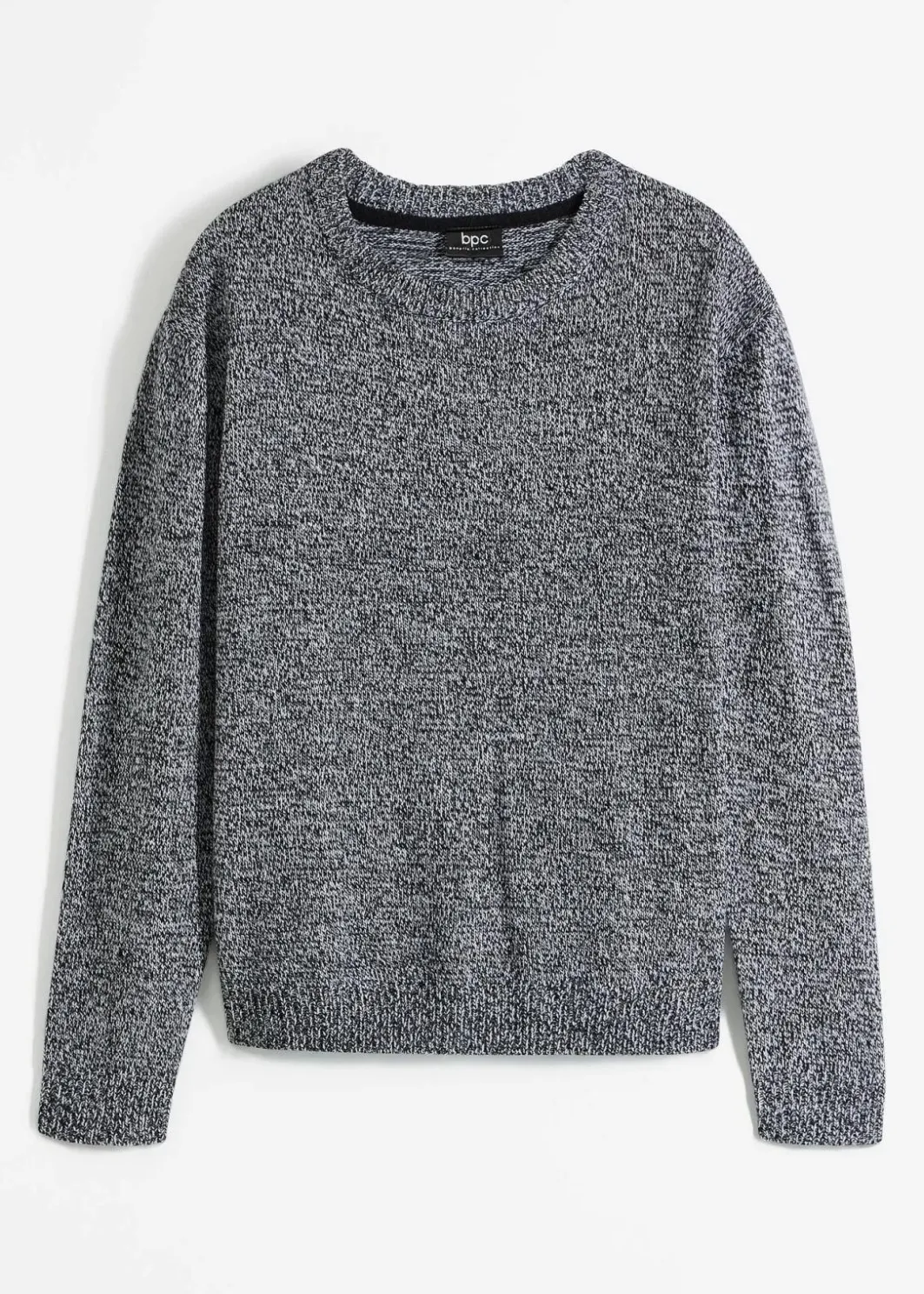 Outlet Strick-Pullover mit Rundhals-Ausschnitt in Melange Damen Bekleidung·Umstandsmode|Bekleidung·Jeans