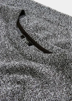 Outlet Strick-Pullover mit Rundhals-Ausschnitt in Melange Damen Bekleidung·Umstandsmode|Bekleidung·Jeans