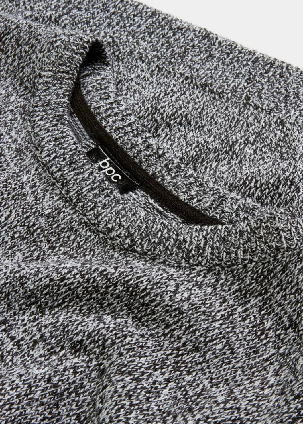 Outlet Strick-Pullover mit Rundhals-Ausschnitt in Melange Damen Bekleidung·Umstandsmode|Bekleidung·Jeans