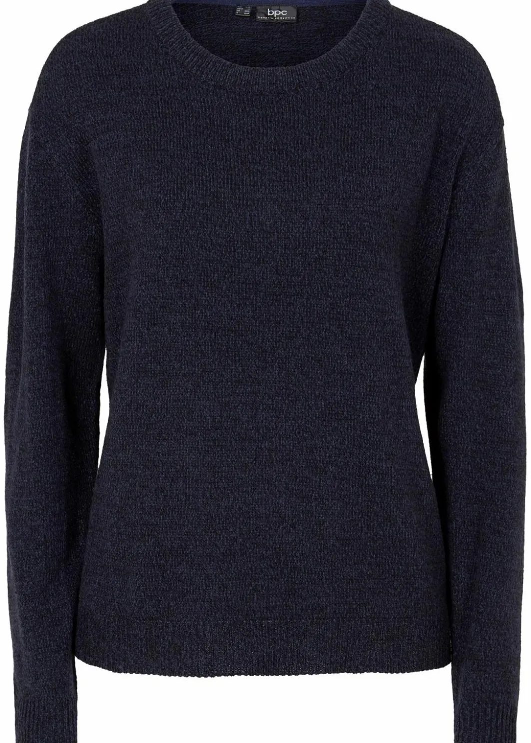 Sale Strick-Pullover mit Rundhals-Ausschnitt in Melange Damen Strickmode|Pullover & Strickjacken