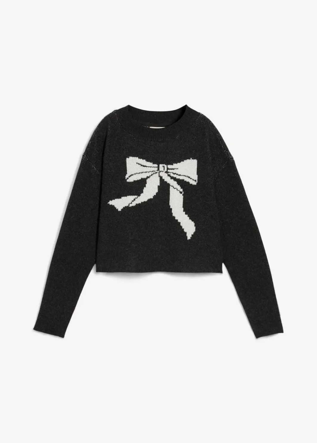 Damen bonprix Pullover & Strickjacken|Strickmode|Strickpullover mit Schleife