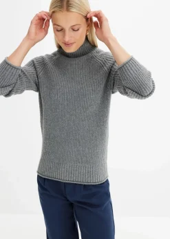 New Strickpullover mit Stehkragen Damen Pullover & Strickjacken|Strickmode