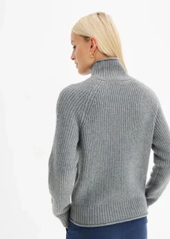 New Strickpullover mit Stehkragen Damen Pullover & Strickjacken|Strickmode