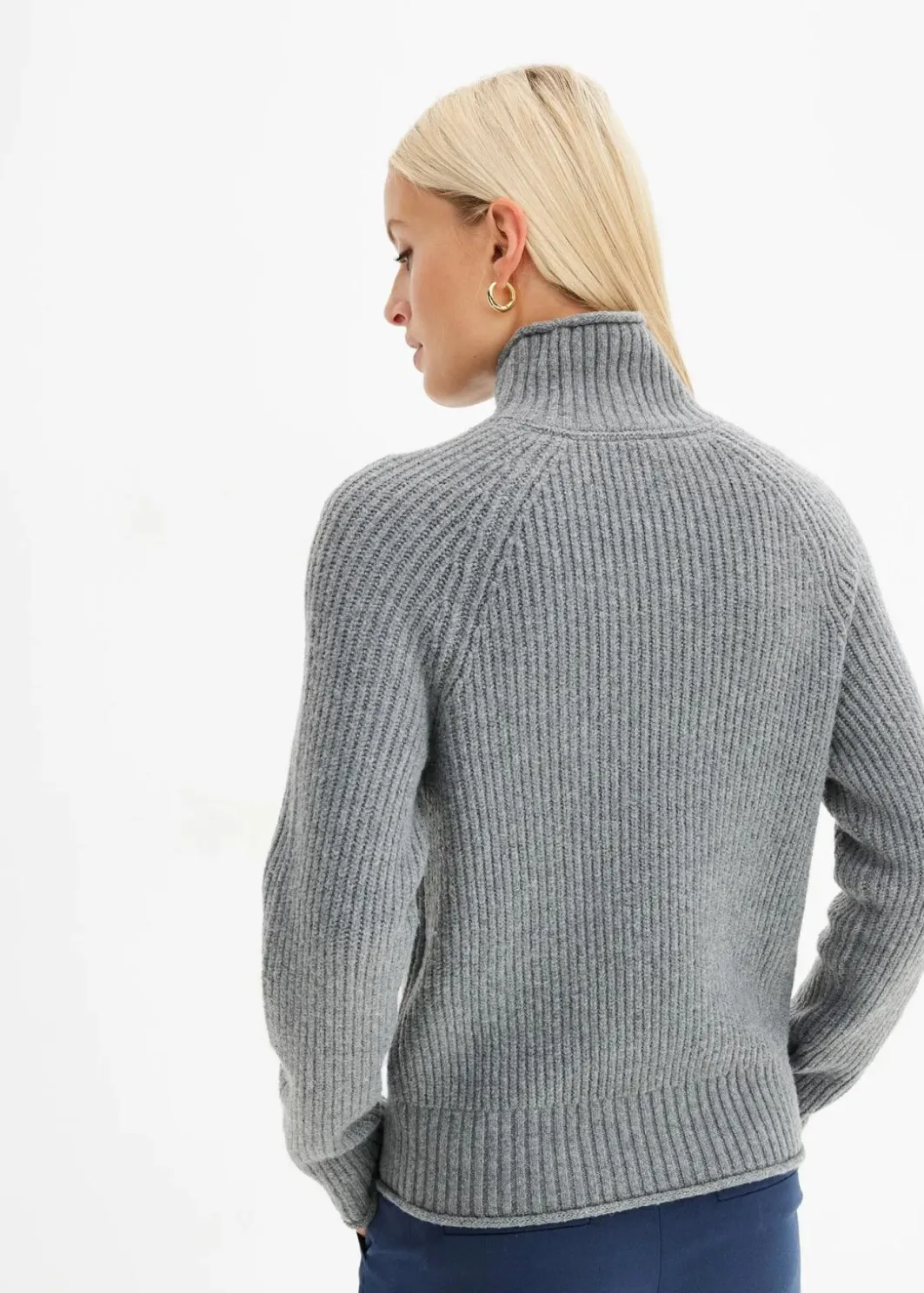New Strickpullover mit Stehkragen Damen Pullover & Strickjacken|Strickmode