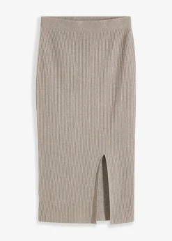 Damen bonprix Bekleidung·Sportbekleidung|Röcke|Strickrock aus softem Viskose-Mix