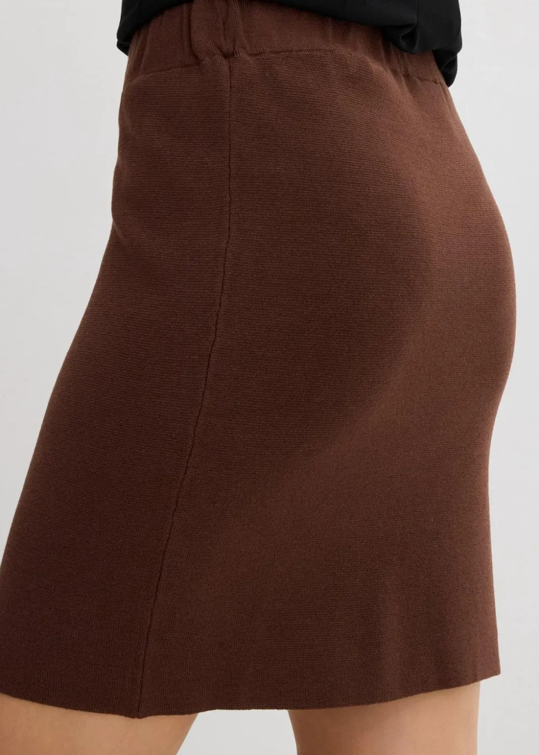 Discount Strickrock aus Viskose-Mix Damen Röcke|Bekleidung·Sportbekleidung
